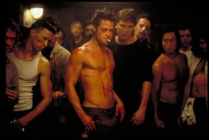 Tyler Durden Brad Pitt Podziemny Krąg Fight Club 1999 20th Century Fox