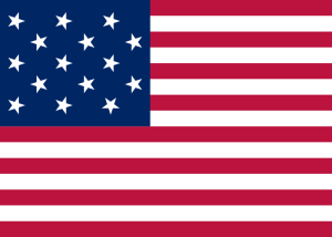 flaga amerykanska 15 gwiazdek